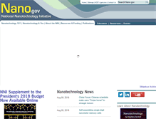 Tablet Screenshot of nano.gov