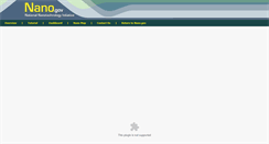 Desktop Screenshot of nanodashboard.nano.gov