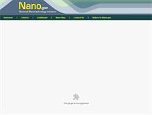 Tablet Screenshot of nanodashboard.nano.gov